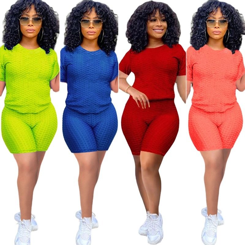 2021 antibatterico di buona qualità 2 pezzi set camicia yoga pantaloncini jogger pantaloncini abbigliamento sportivo