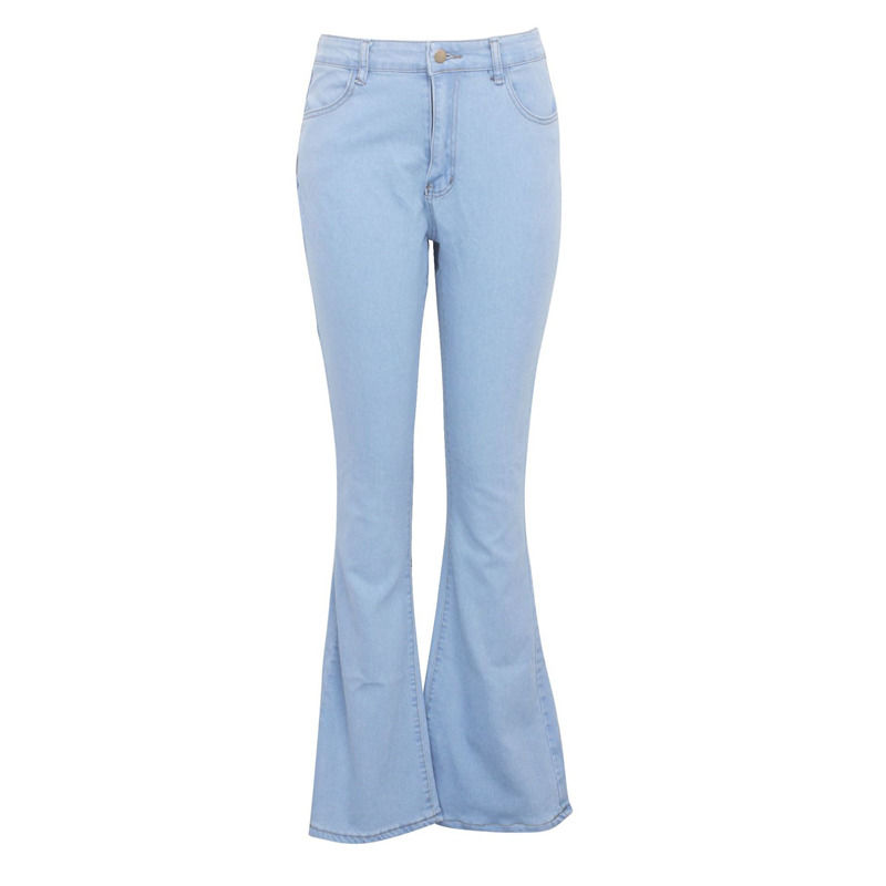Color Fade Proof Patchwork di buona qualità jeans hip star cucitura stretch pantaloni sfiorati pantaloni da donna lunghi